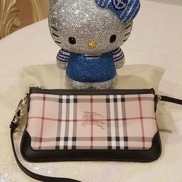 Burberry Handbags - Burberry Haymarket Check Crossbody Bag